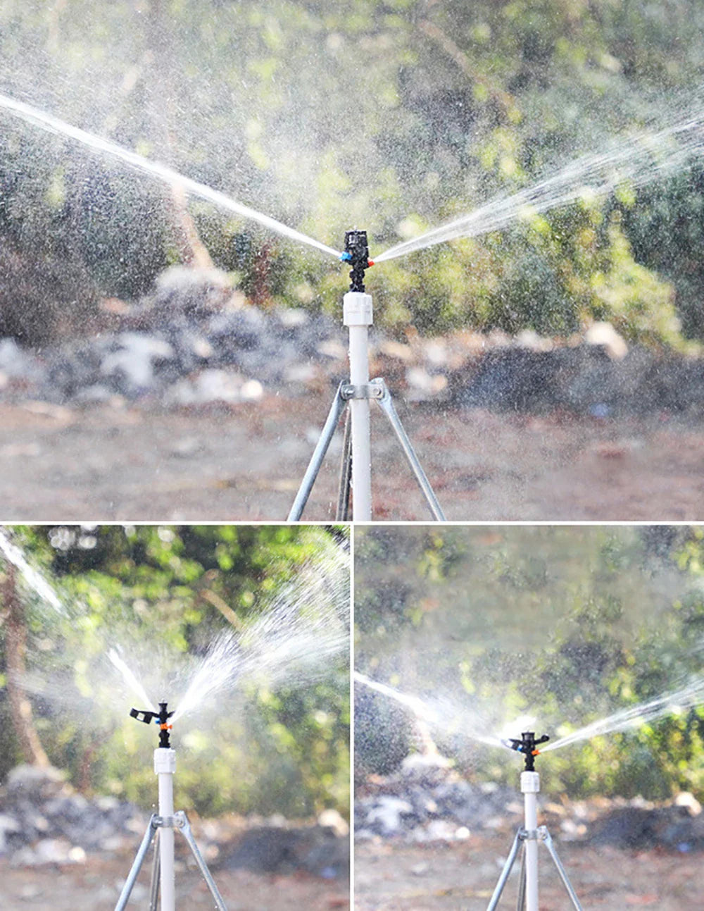 Adjustable garden sprinkler with spray angle adjustment – Ideal for irrigation systems