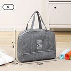 Lugviva Foldable Travel Bag for Women | Large Weekend Bag made of Oxford Fabric | Carry-on Bag for Travel, Everyday & Sports