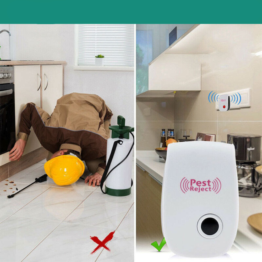 Ultrasonic Mouse Repeller - Get rid of mice in 48 hours or it's free