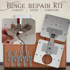 2+2 | Hinge Repair Plates Set [INCLUSIVE Screws]