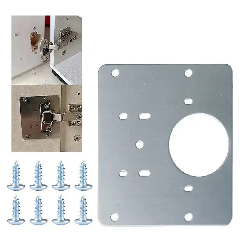 2+2 | Hinge Repair Plates Set [INCLUSIVE Screws]