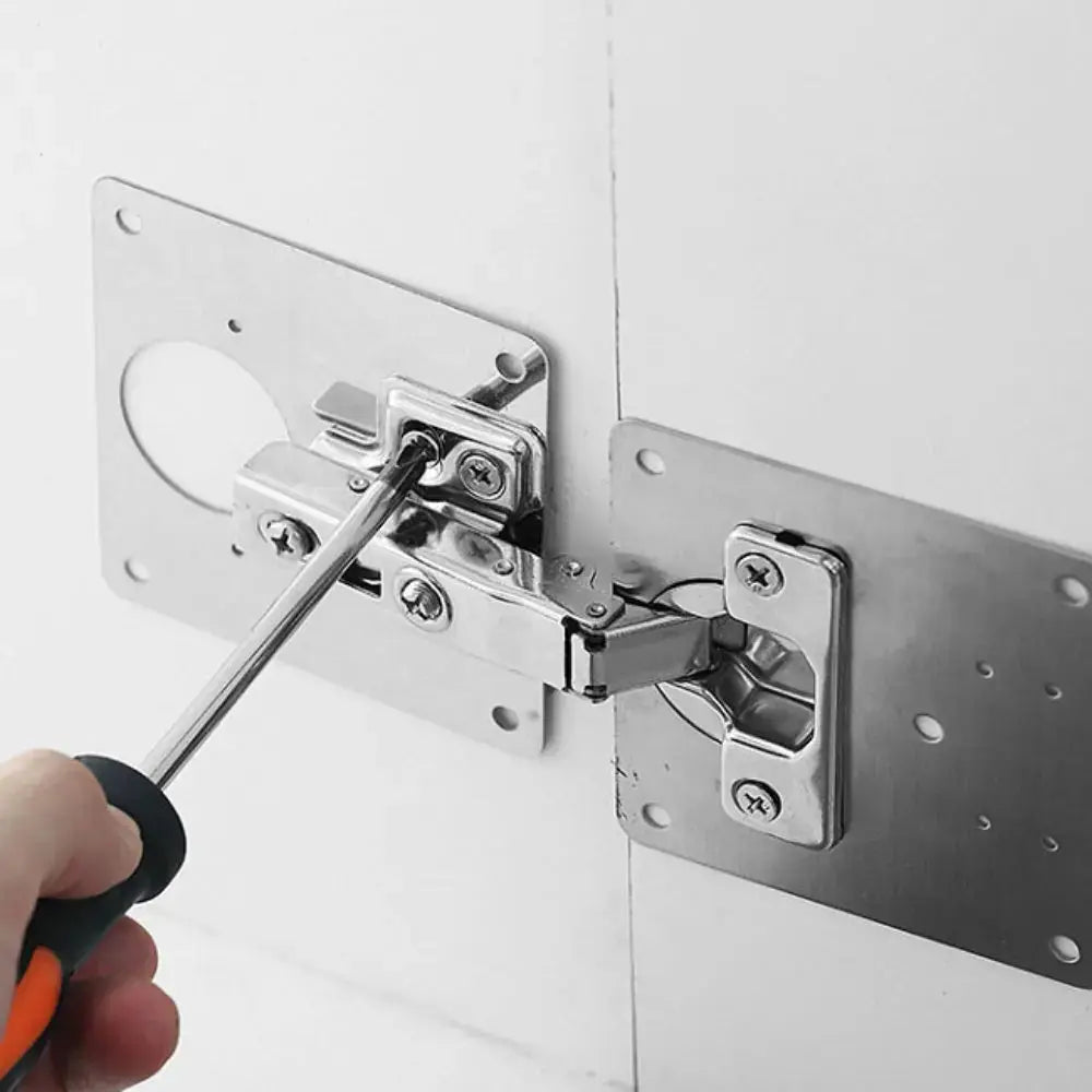 2+2 | Hinge Repair Plates Set [INCLUSIVE Screws]