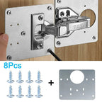 2+2 | Hinge Repair Plates Set [INCLUSIVE Screws]
