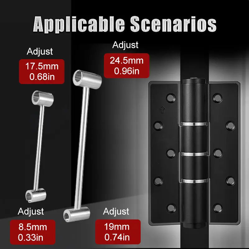 Hinge Gap Adjustment Tool – Corrects door hinges in apartments, clinics, schools & more