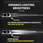 Headlight Restoration Spray – Solution for dull, yellowed, or cloudy car headlights