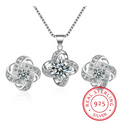 Charming Liebdesknoop Necklace and Earrings Set | The ideal gift!