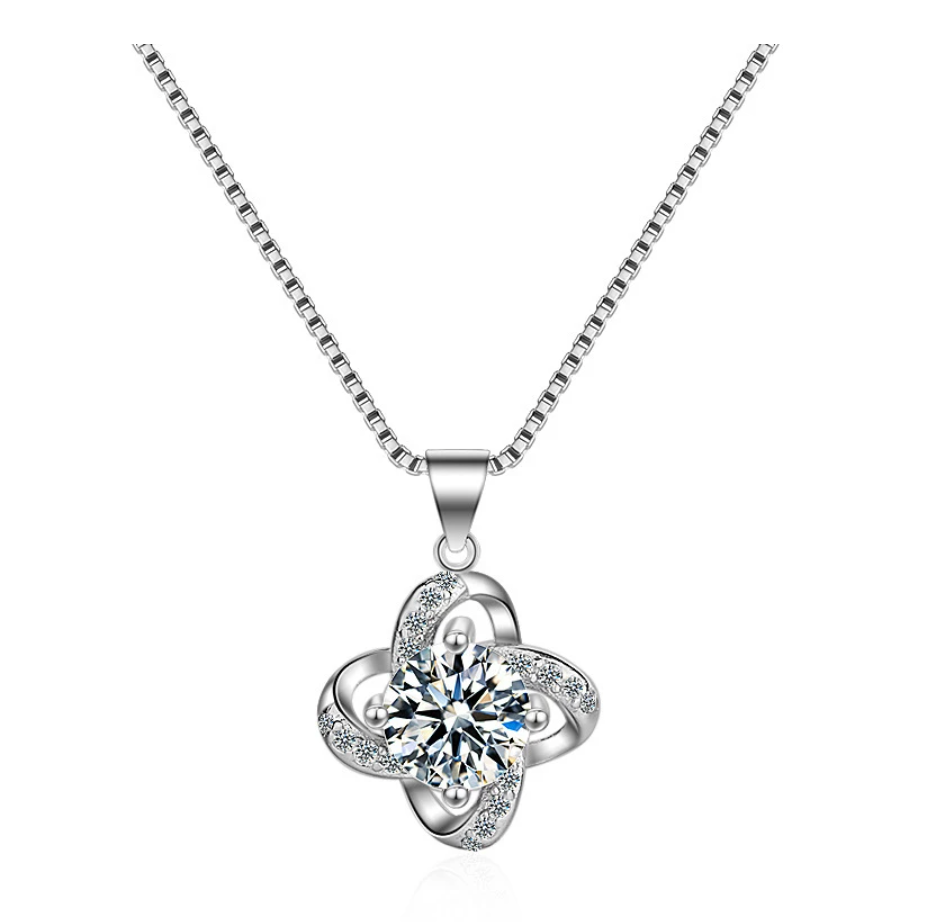 Charming Liebdesknoop Necklace and Earrings Set | The ideal gift!