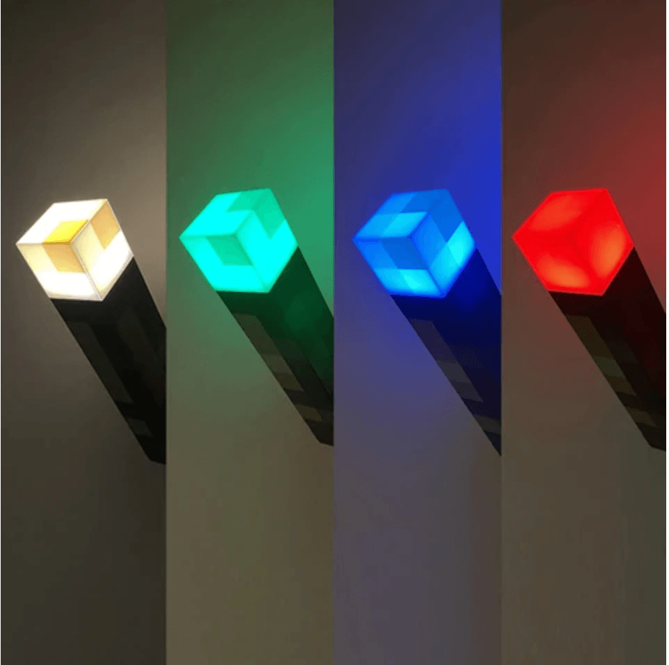 Minecraft Lamp Table Block of Earth