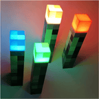 Minecraft Lamp Table Block of Earth