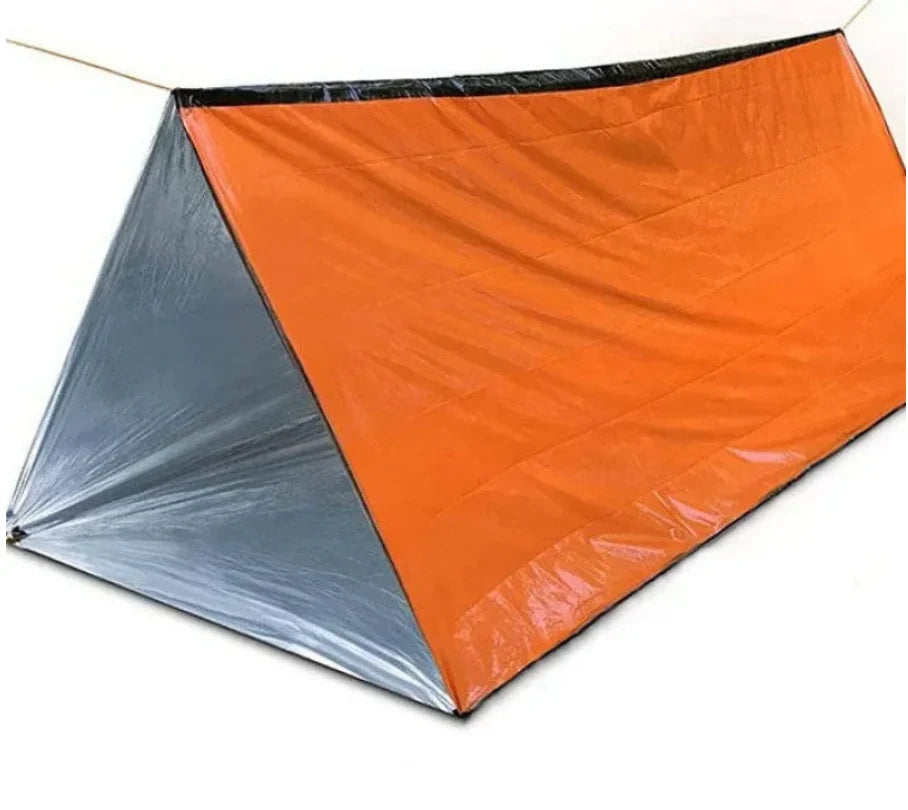2-Person Survival Tent with Thermal Insulation for Outdoor Adventures