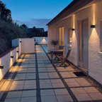 LuxeLumen Waterproof Wall Lamp | Adjustable beam angle for optimal lighting