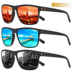 ZichtZeker 3-Piece Set Polarized Sunglasses – UV400 Protection & Comfort