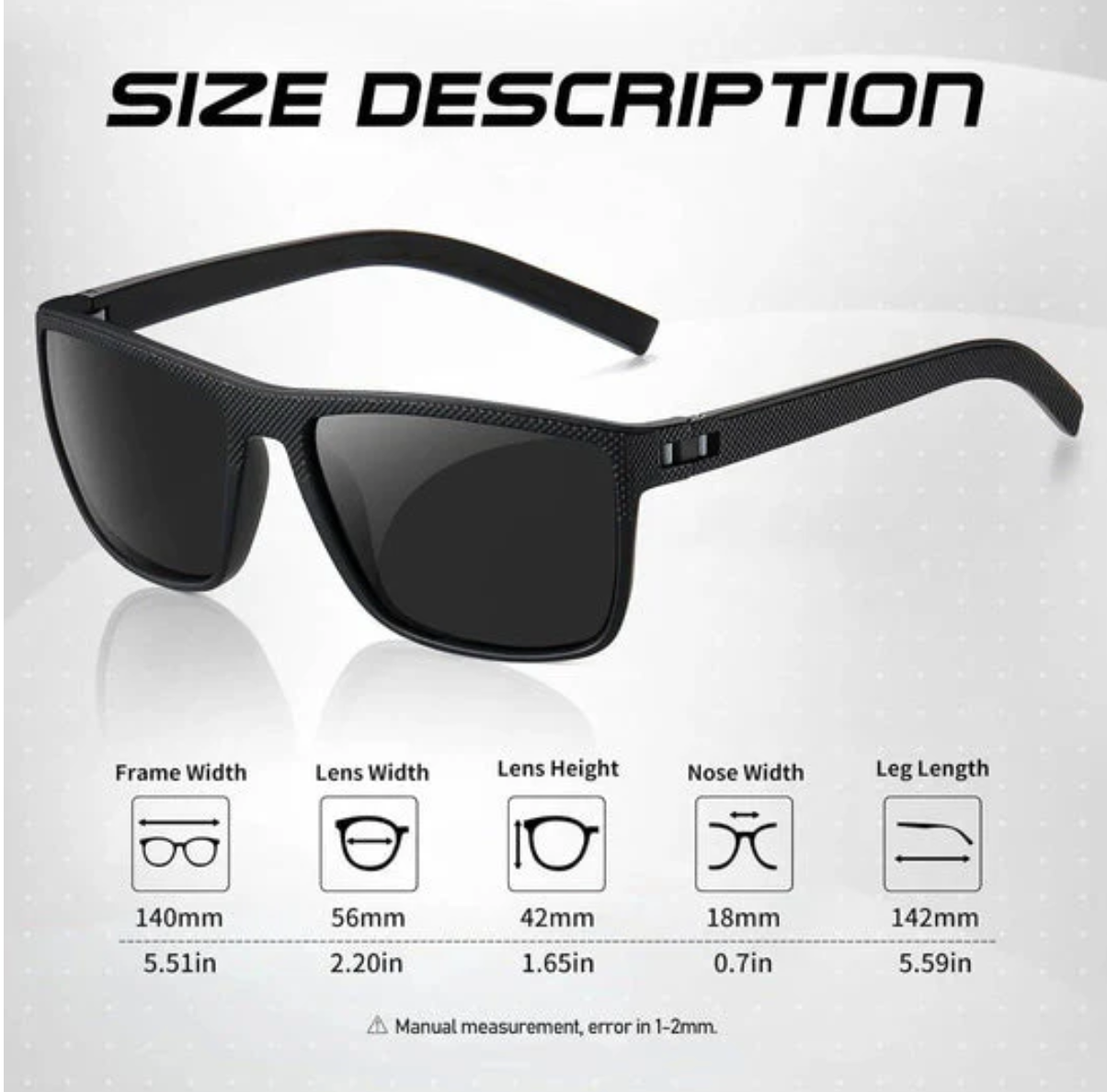 ZichtZeker 3-Piece Set Polarized Sunglasses – UV400 Protection & Comfort