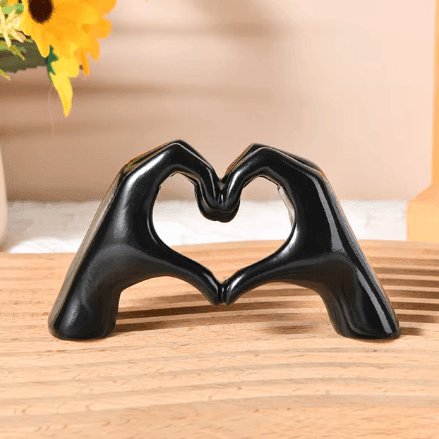LoveSculpt Handcrafted Heart Decoration – Symbol of Love & Connection for Home Decor