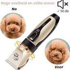 Professional Dog Clipper with Brush & 5 Speeds