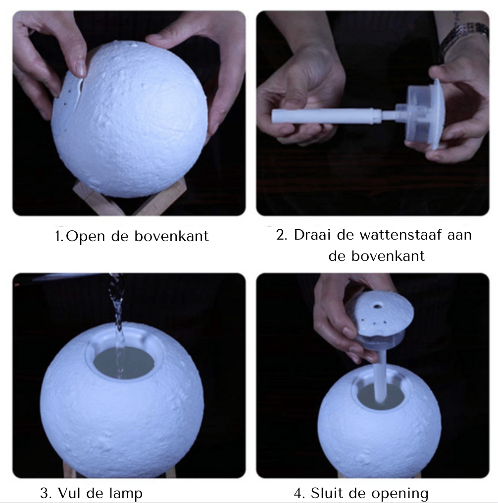 MoonBreeze Purifier - Moon Lamp and Air Humidifier