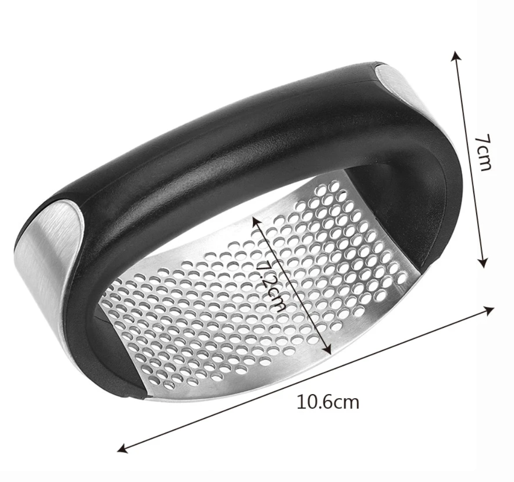 Curved Stainless Steel Garlic Press | Your favorite kitchen gadget