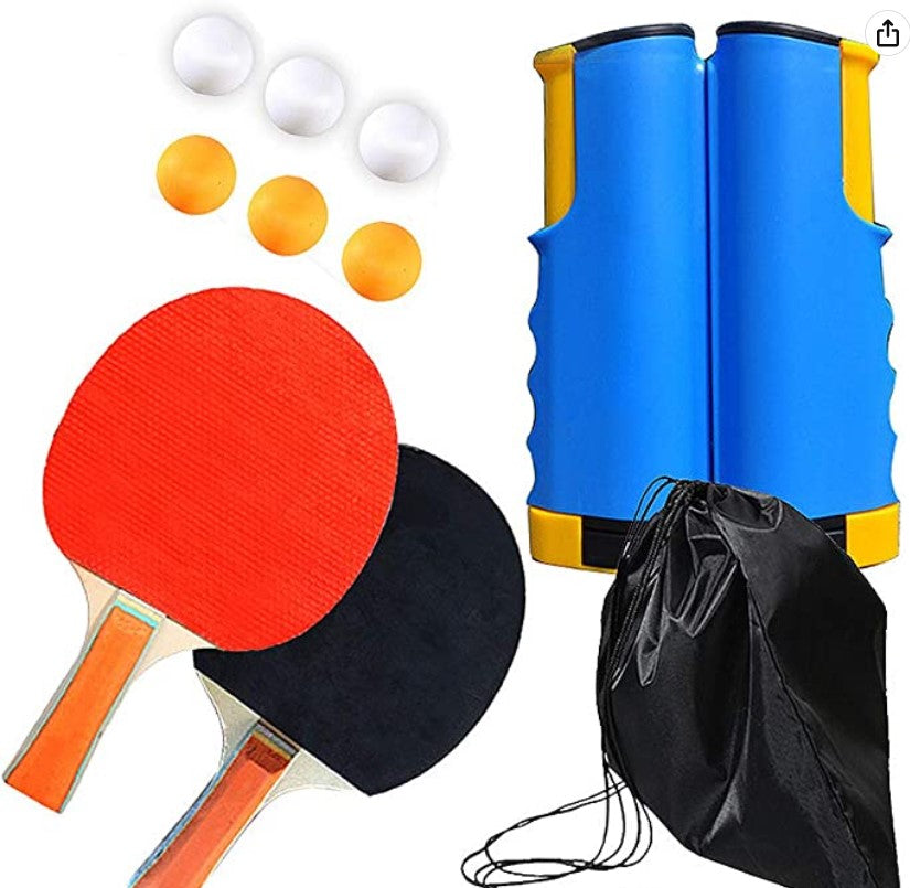 Playing Table Tennis Everywhere - Table Tennis Set