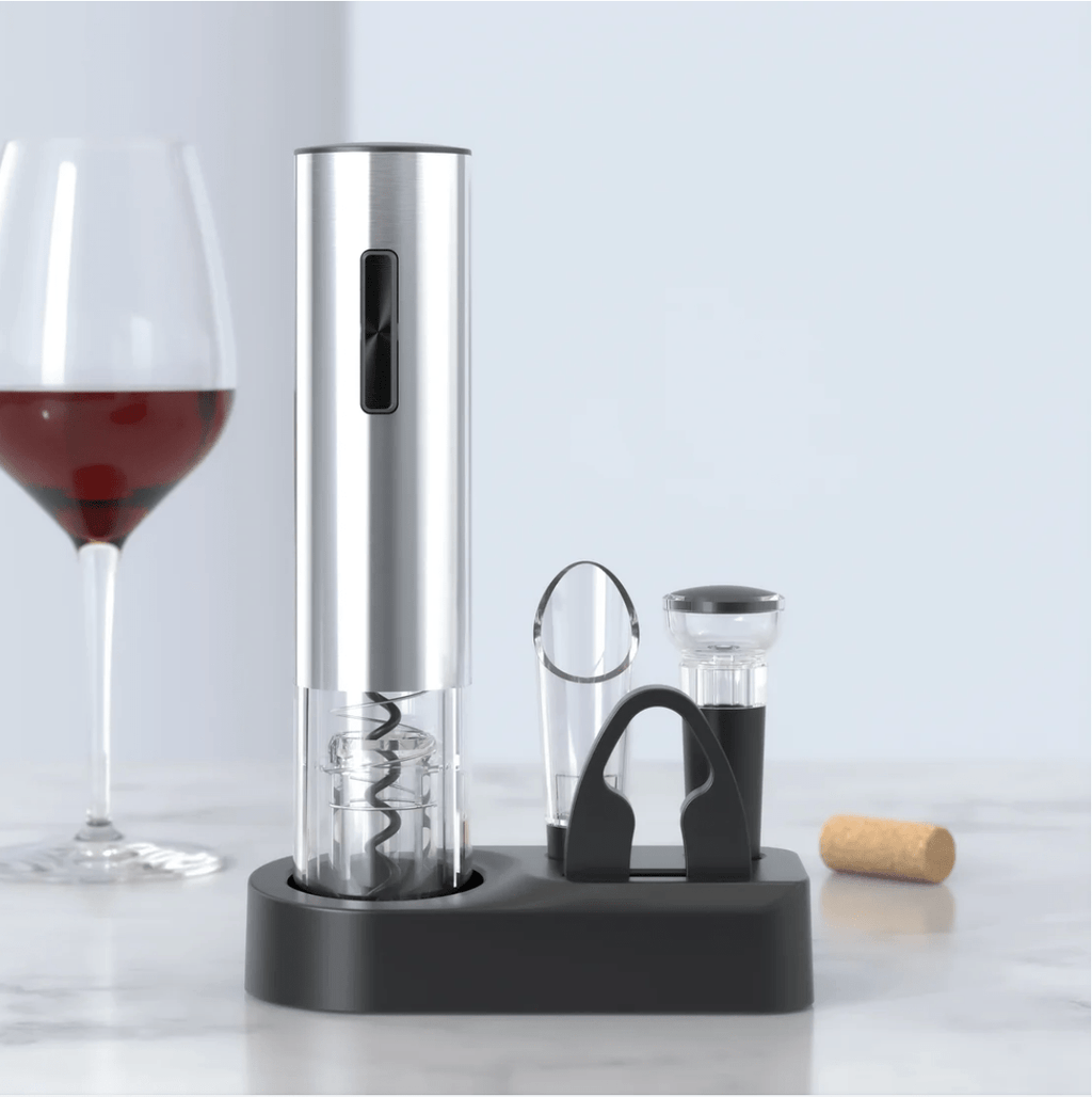 Effortlessly open wine with one push