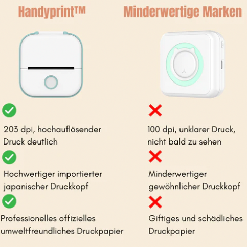 HandyPrint Printer | The printer that fits in your pocket