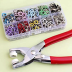 Metal snap buttons DIY set | Your clothes are like new again!
