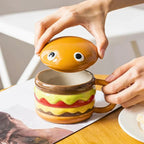 Mug with Hamburger Motif Stylish and Practical Kitchen Gadget