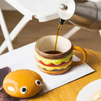 Mug with Hamburger Motif Stylish and Practical Kitchen Gadget