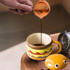 Mug with Hamburger Motif Stylish and Practical Kitchen Gadget
