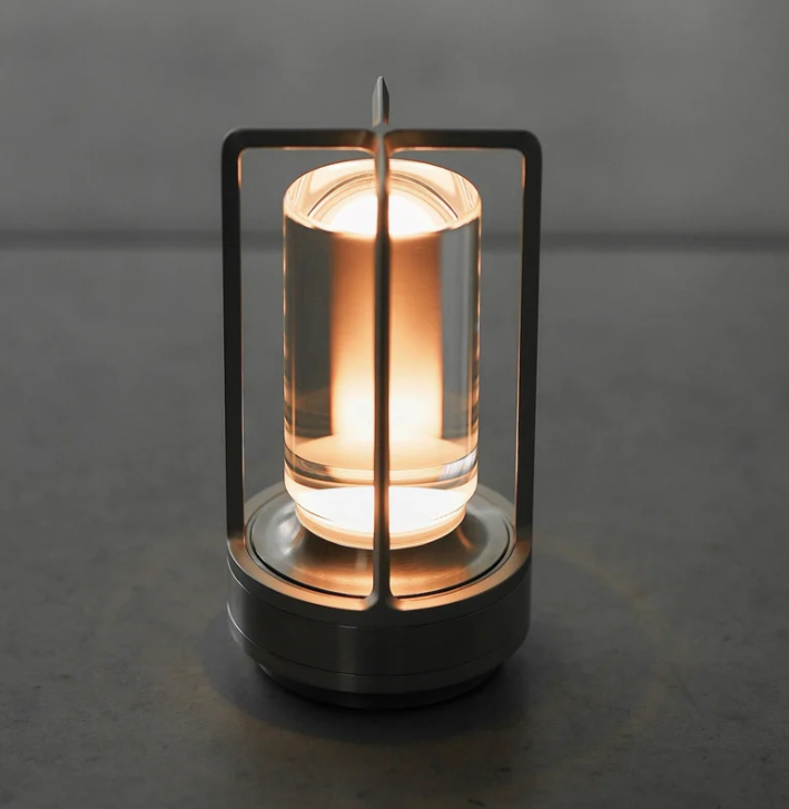 – Portable Wireless LED Lantern with Charging Station