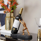Metal Wine Bottle Holder Elegant Tabletop Rack