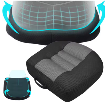 Car Seat Cushion – Portable Booster for Comfort & Height
