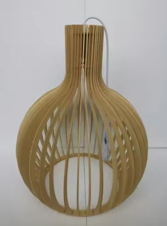 Natura Orb Bamboo Pendant Lamp – Handmade Hanging Lamp