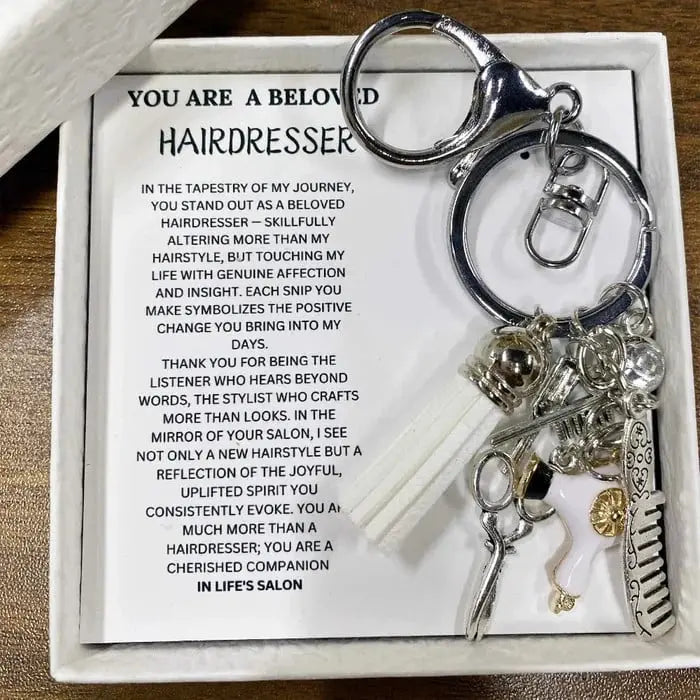 Keychain for Hairdresser Gift – Celebrate Craftsmanship