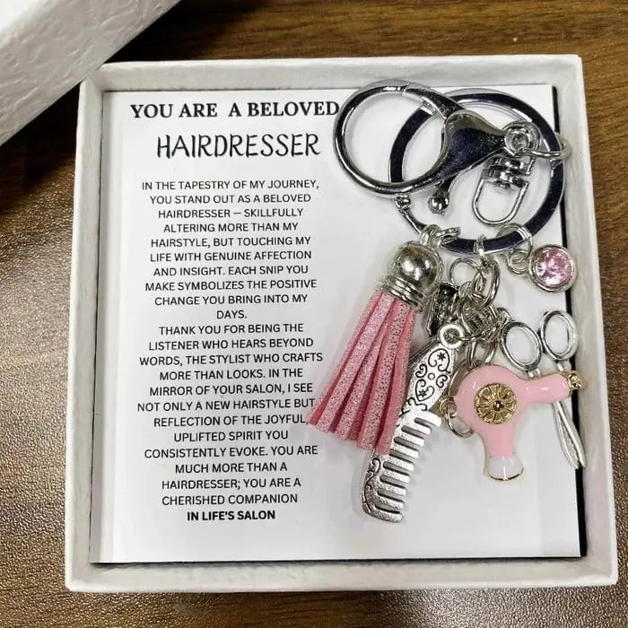 Keychain for Hairdresser Gift – Celebrate Craftsmanship