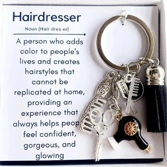 Keychain for Hairdresser Gift – Celebrate Craftsmanship