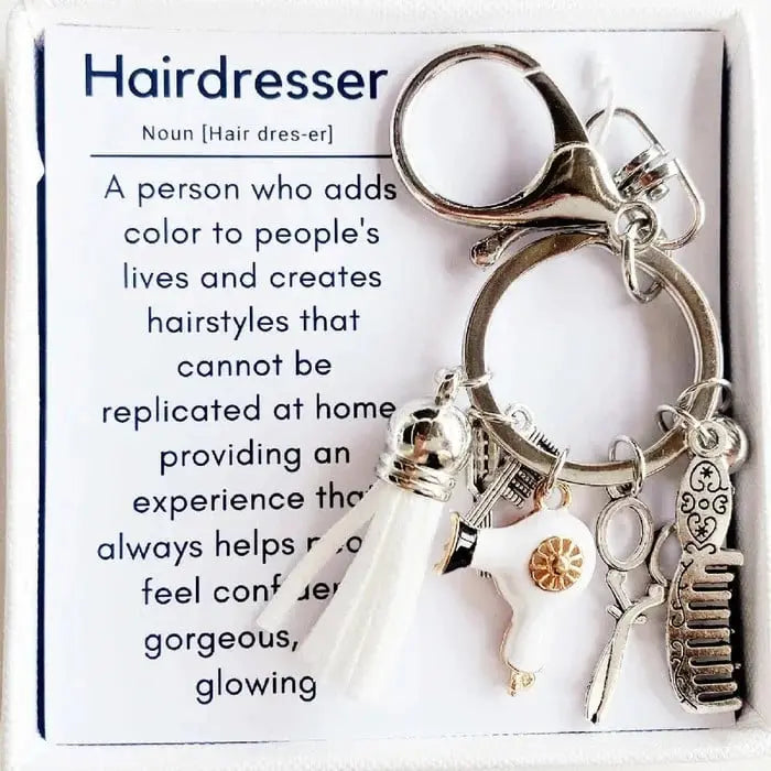 Keychain for Hairdresser Gift – Celebrate Craftsmanship
