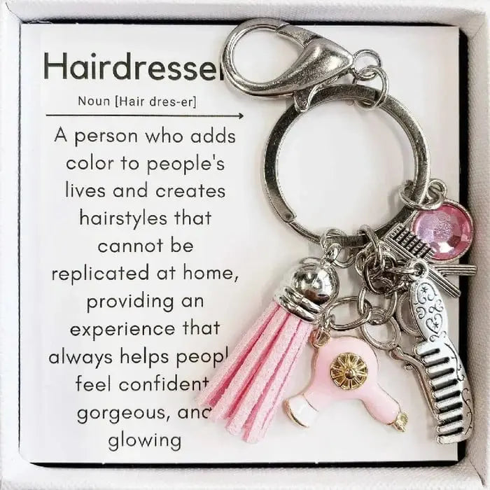 Keychain for Hairdresser Gift – Celebrate Craftsmanship