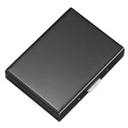 Slim RFID-blocking stainless steel wallet for cards