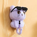 Key hook cat with sunglasses – Stylish for hallway & kitchen