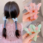 Butterfly hair ties in spiral design – sweet gift for daughter & granddaughter