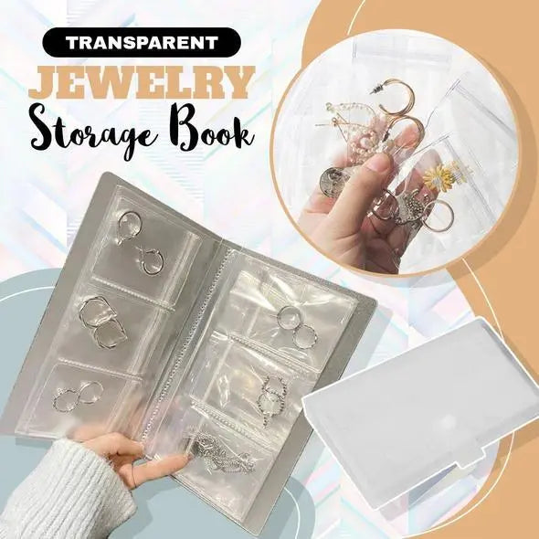 Jewelry Storage Book – Transparent Travel Case with PRedection System