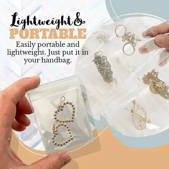 Jewelry Storage Book – Transparent Travel Case with PRedection System