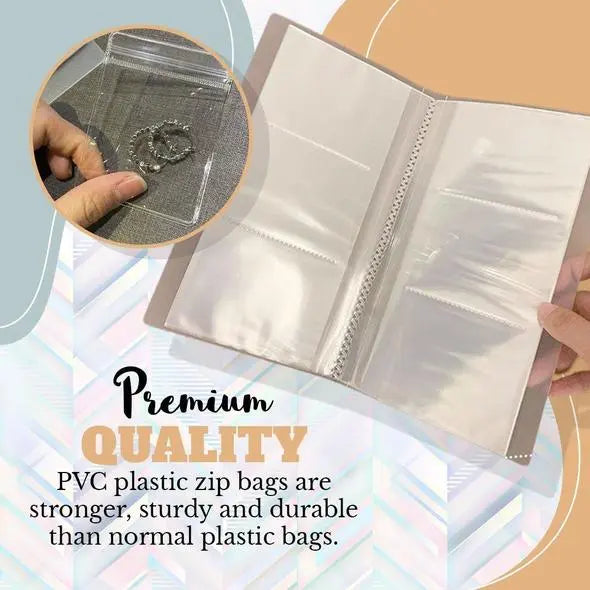 Jewelry Storage Book – Transparent Travel Case with PRedection System