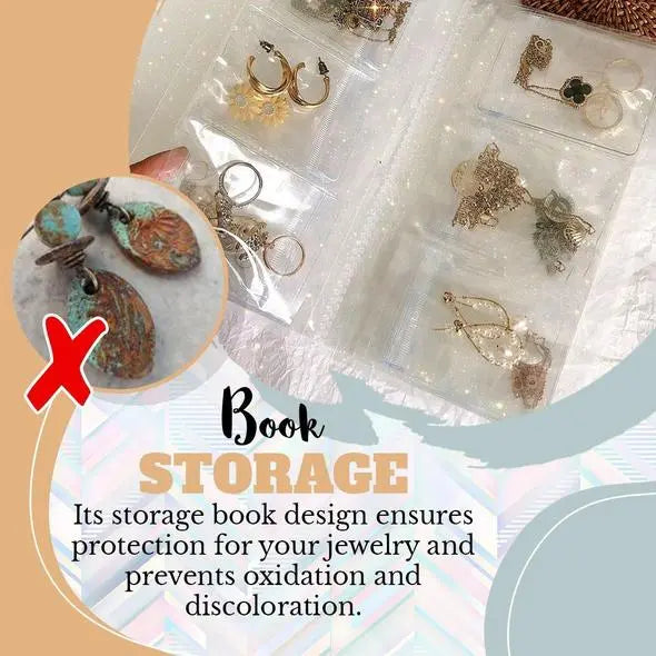Jewelry Storage Book – Transparent Travel Case with PRedection System