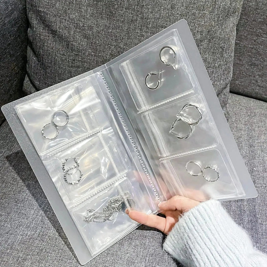 Jewelry Storage Book – Transparent Travel Case with PRedection System