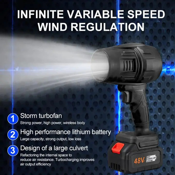 Cordless Turbo Blower Air Duster for Cleaning