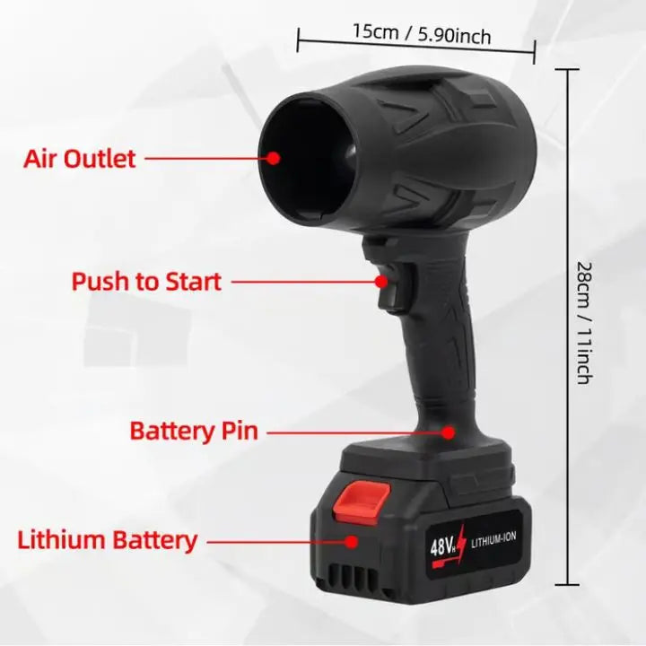 Cordless Turbo Blower Air Duster for Cleaning