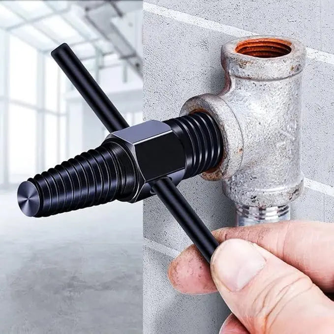 Screw extractor made of steel – Removes damaged screws