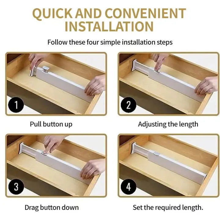 Drawer Divider – Adjustable Multifunctional Organizer