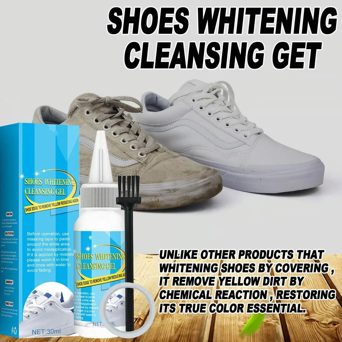 Shoe Brightening Cleaning Gel – Bring the brightness back to your shoes